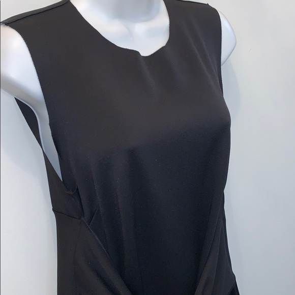 MAYA NEGRI Black Dress With Tie At Waist - Picture 5 of 11